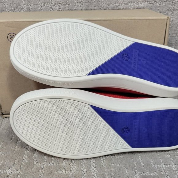 Rothy's The Kids Sneaker Red Lollipop Slip On Shoes Big Kids Size 3, 4 - Picture 9 of 11